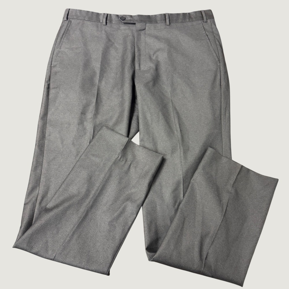 Santorelli Roma Loro Piana Wool Dress Pants Mens 40 Grey Made in Italy 1900LP